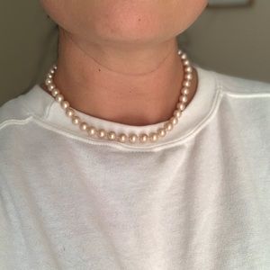 Vintage Monet Faux Pearl Necklace